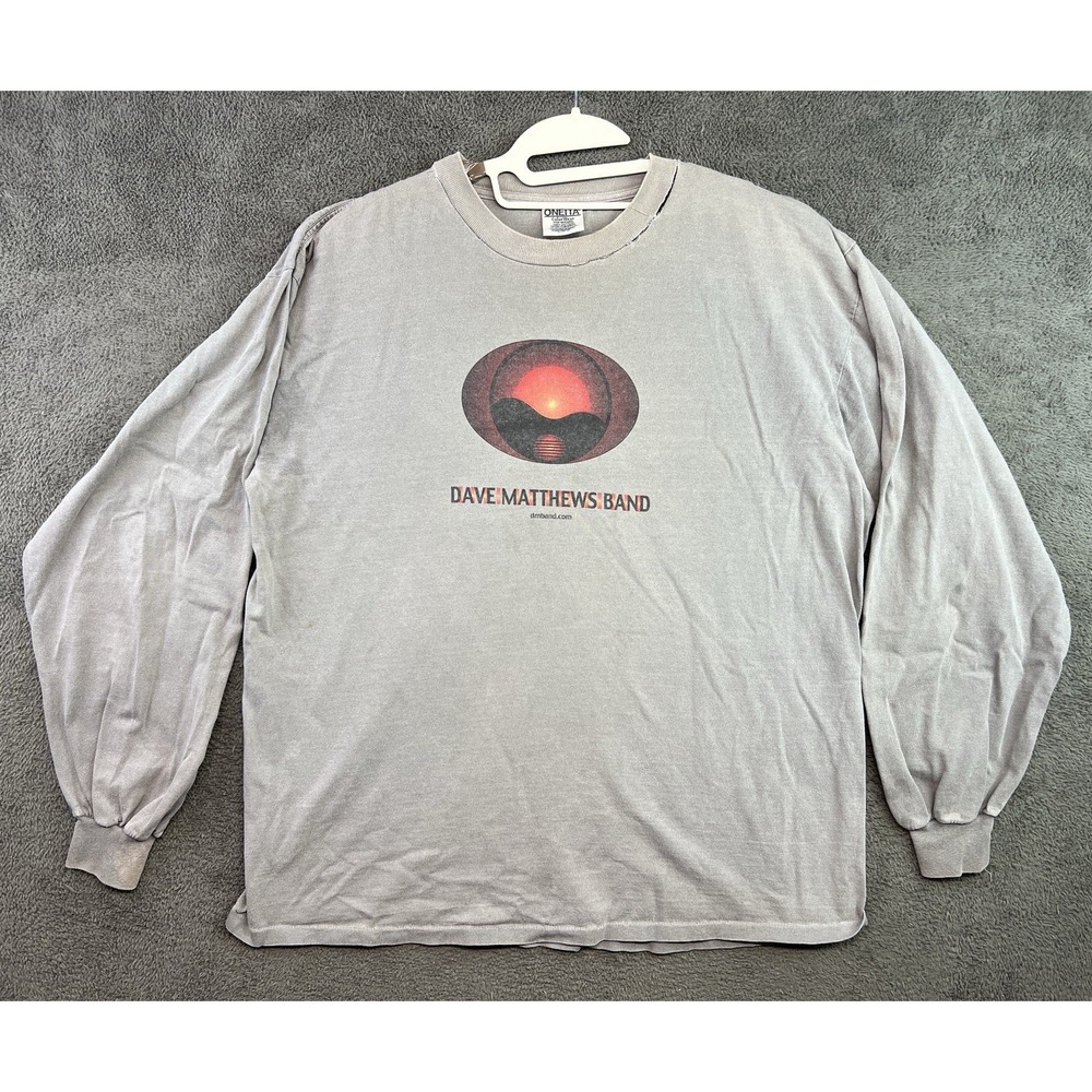 dave matthews band gray sweatshirt Sz XL Oneita Tag